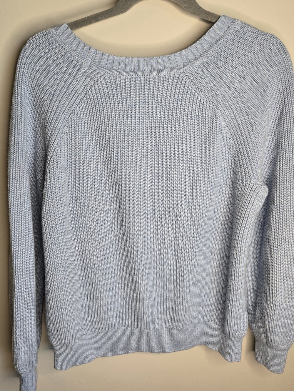Tommy Bahama Blue Medium Breezy Palm Crew Pullover Square Neck Summer Palm Tree - Picture 6 of 8